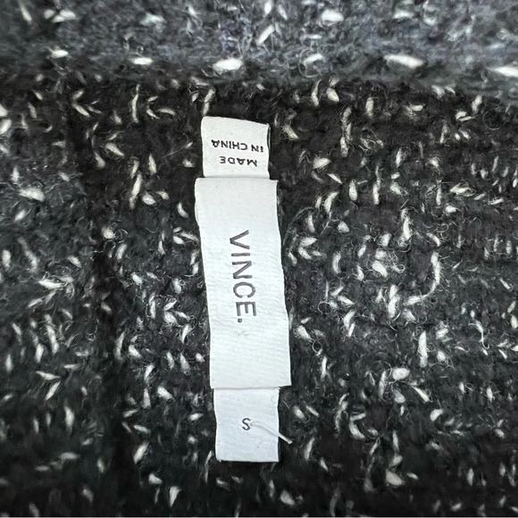 Vince Wool Silk Cashmere Mockneck Pullover Sweater Gray Size S - Picture 5 of 6